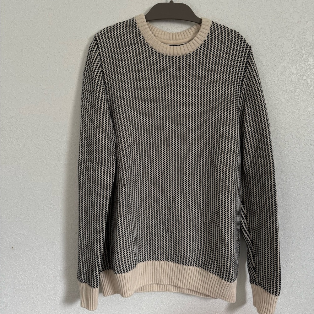 Paul James Cotton Fisherman Tuck Stitch sweater 100% Cotton Size Small - Picture 2 of 7